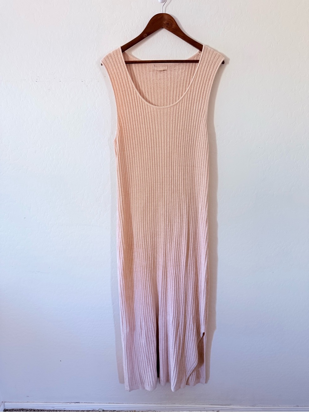 Barefoot Dreams CozyChic Ultra Lite Ribbed Maxi Dress Pink 1X